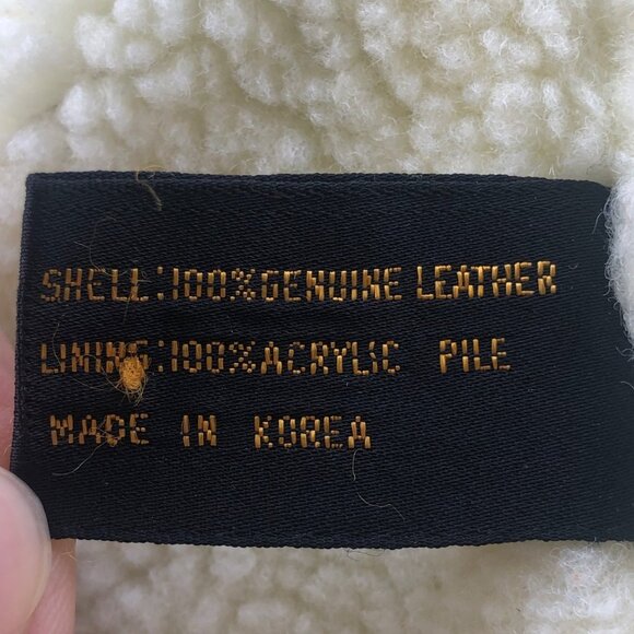 Adler Leather Manufacturing Co Vintage Size 42 Suede Sherpa Lined Vest Jacket - Picture 9 of 15